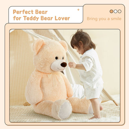 MorisMos Giant Teddy Bear 35.4" Giant Stuffed Animal Big Bear Plush Toy