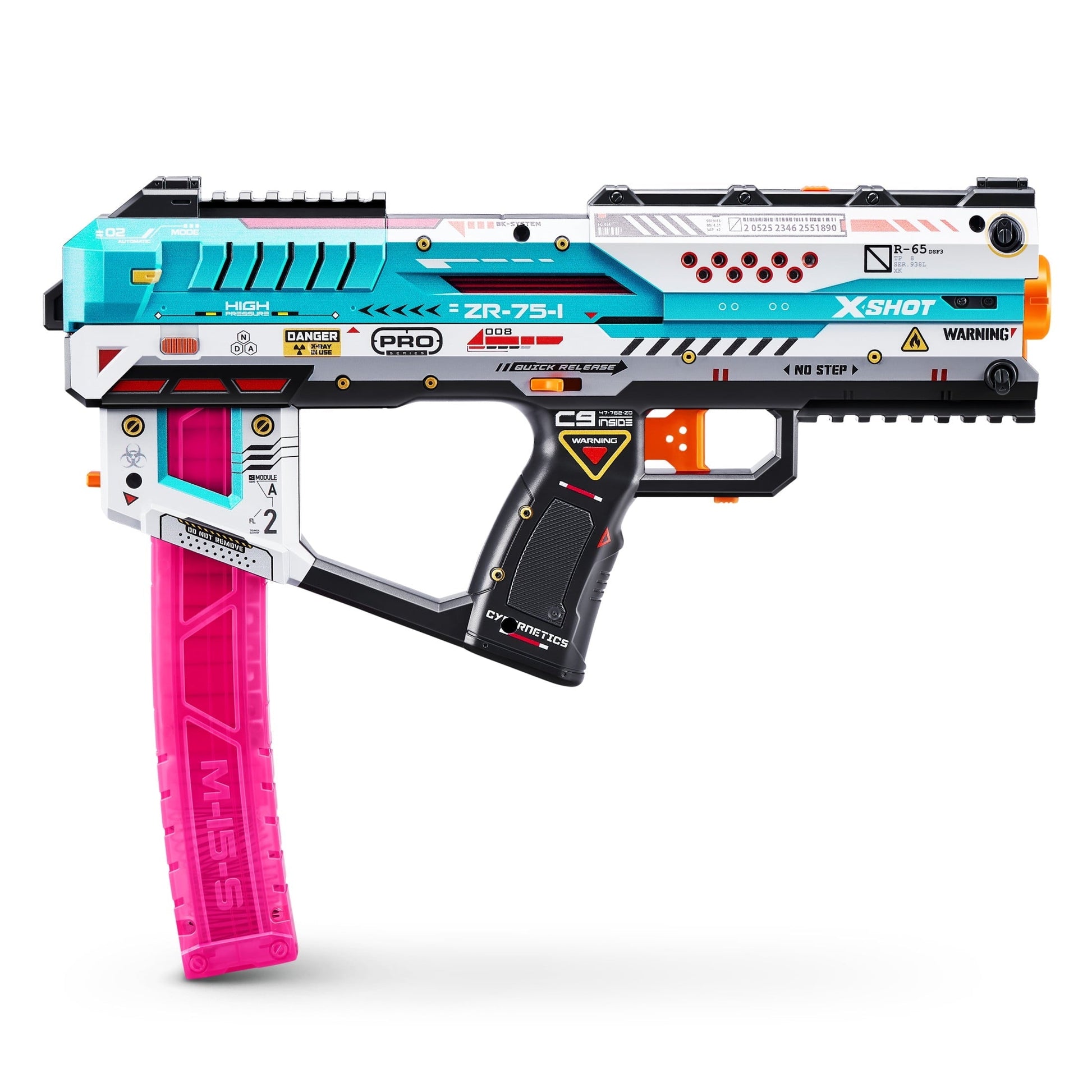 XSHOT SKINS Pro Series Fury-X by ZURU with 40 Darts, Air Pocket Technology Darts and Dart Storage, Outdoor Toy for Boys and Girls, Teens and Adults