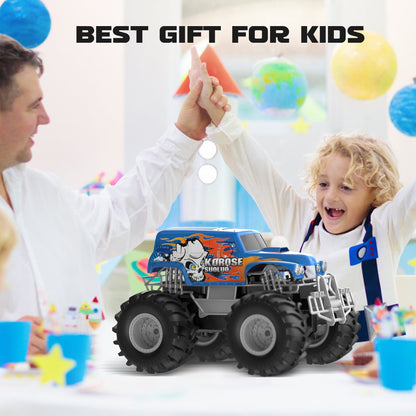 Amphibious Remote Control Car Toys for Boys Girls 2.4GHz 1:16 All Terrain Off-Road RC Car Waterproof RC Monster Truck Kids Pool Toys Remote Control Boat Gifts for Christmas