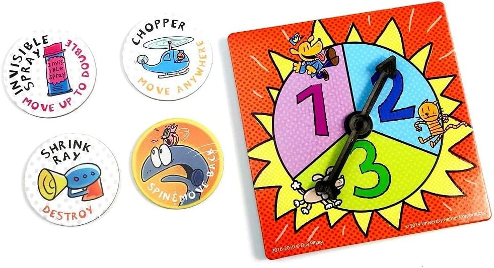 University Games | Dog Man Attack of The FLEAS Cooperative Board Game Based On The Popular Dog Man Book Series by DAV Pilkey for 2 to 6 Players Ages 6 and Up