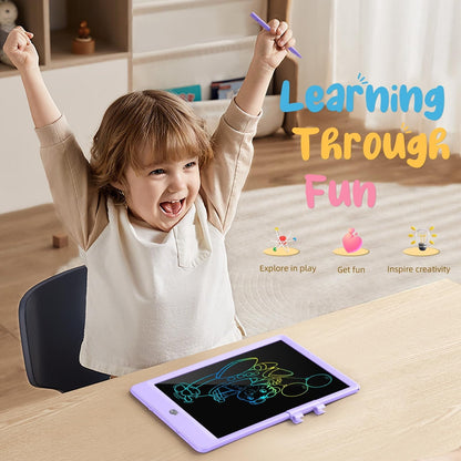 Comvin 2 Pack LCD Writing Tablet for Kids, 8.5 Inch Colorful Drawing Tablet Drawing Pad Electronic Doodle Board, Educational Learning Toys Birthday Gifts for Boys Girls Age 3 4 5 6 7 8