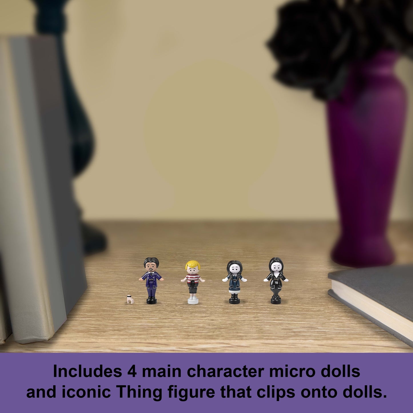 Polly Pocket Collector The Addams Family Compact, Special Edition Dolls and Playset
