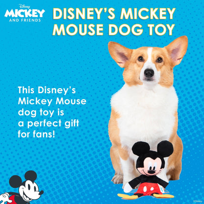 Disney Mickey & Friends: 12" Mickey Mouse Plush Stuffed head flat body Toy
