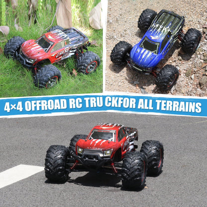 Hot Bee Remote Control Car High Speed RC Cars, 1:10 Scale 30mph 4WD Off Road Monster Trucks,Christmas Gift for Boys Adults
