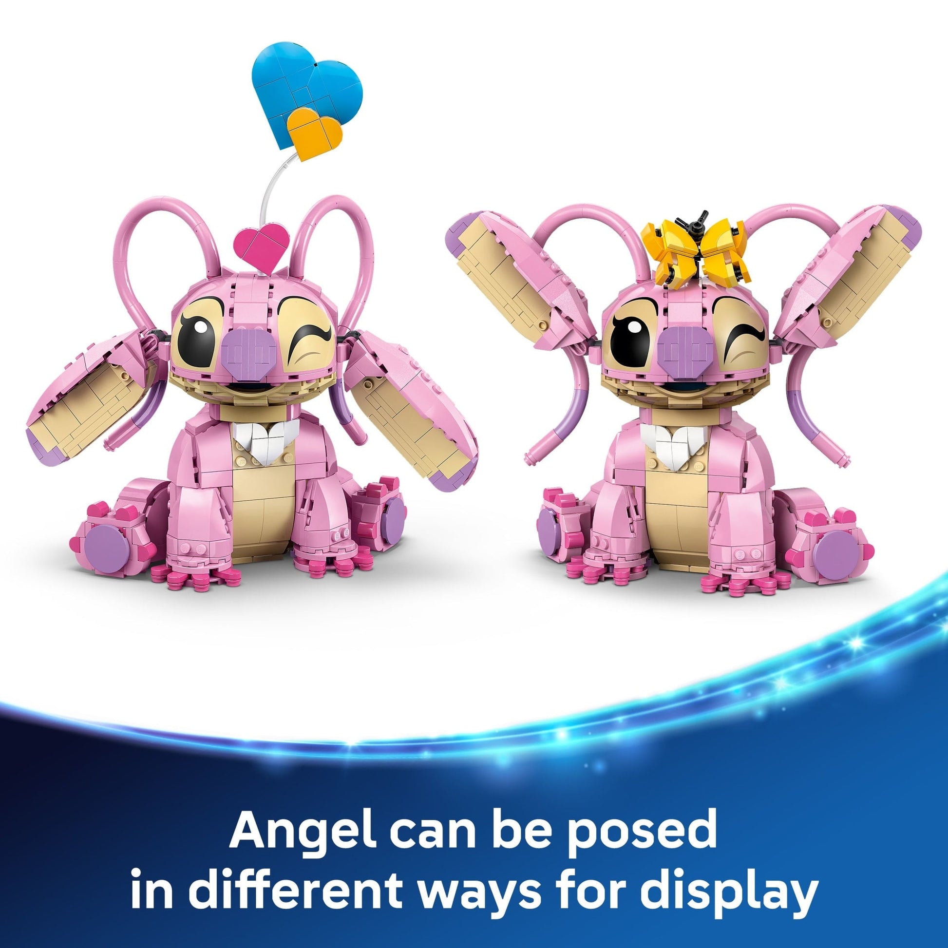 LEGO Disney Angel Lilo & Stitch Kids Toy - Room Decor and Building Set for Girls and Boys, Ages 9+ - Gift for Christmas - 43257