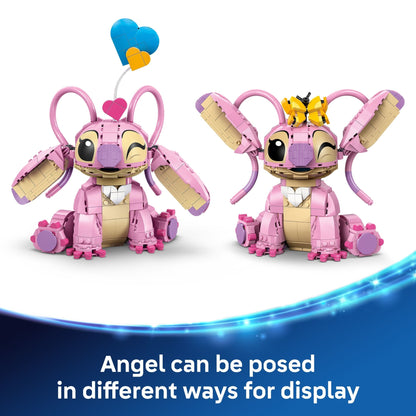LEGO Disney Angel Lilo & Stitch Kids Toy - Room Decor and Building Set for Girls and Boys, Ages 9+ - Gift for Christmas - 43257