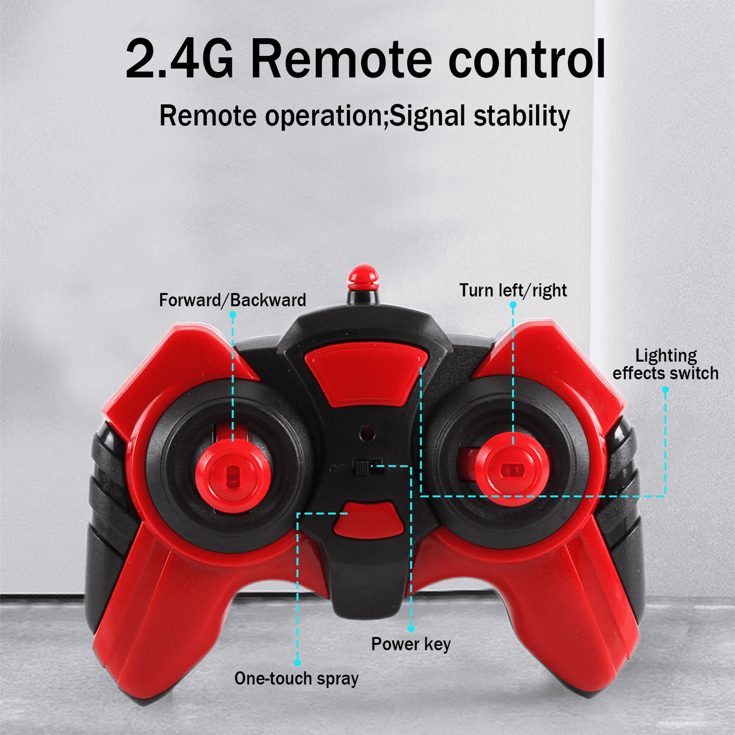 HNH 1:16 Monster Trucks Remote Control Car, 4WD Spider RC Car for Kids, RC Vehicle with Two Battery