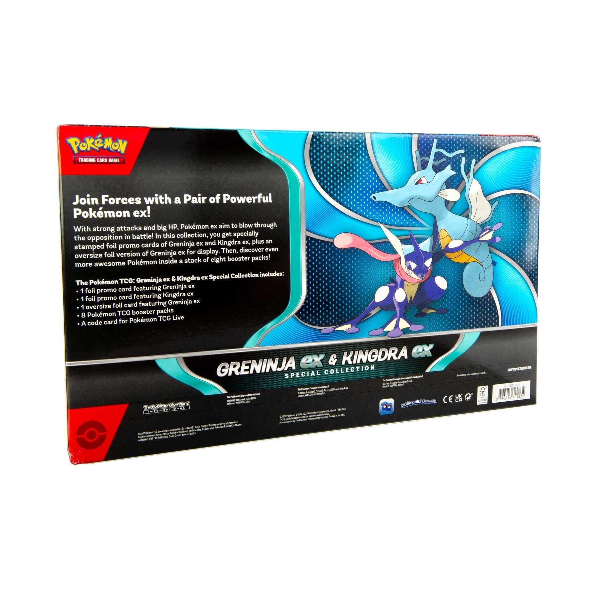 Pokemon Trading Card Game Greninja ex and Kingdra ex Special Collection Box