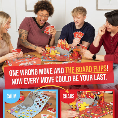 Exploding Kittens: The Board Game - The Action Packed Party Game to Celebrate their 10th Birthday - for 2-6 Players Aged 7+