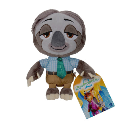 Disney’s Zootopia 2 8 inch Plush Flash - Stuffed Animal Movie Toys for Kids and Collectors