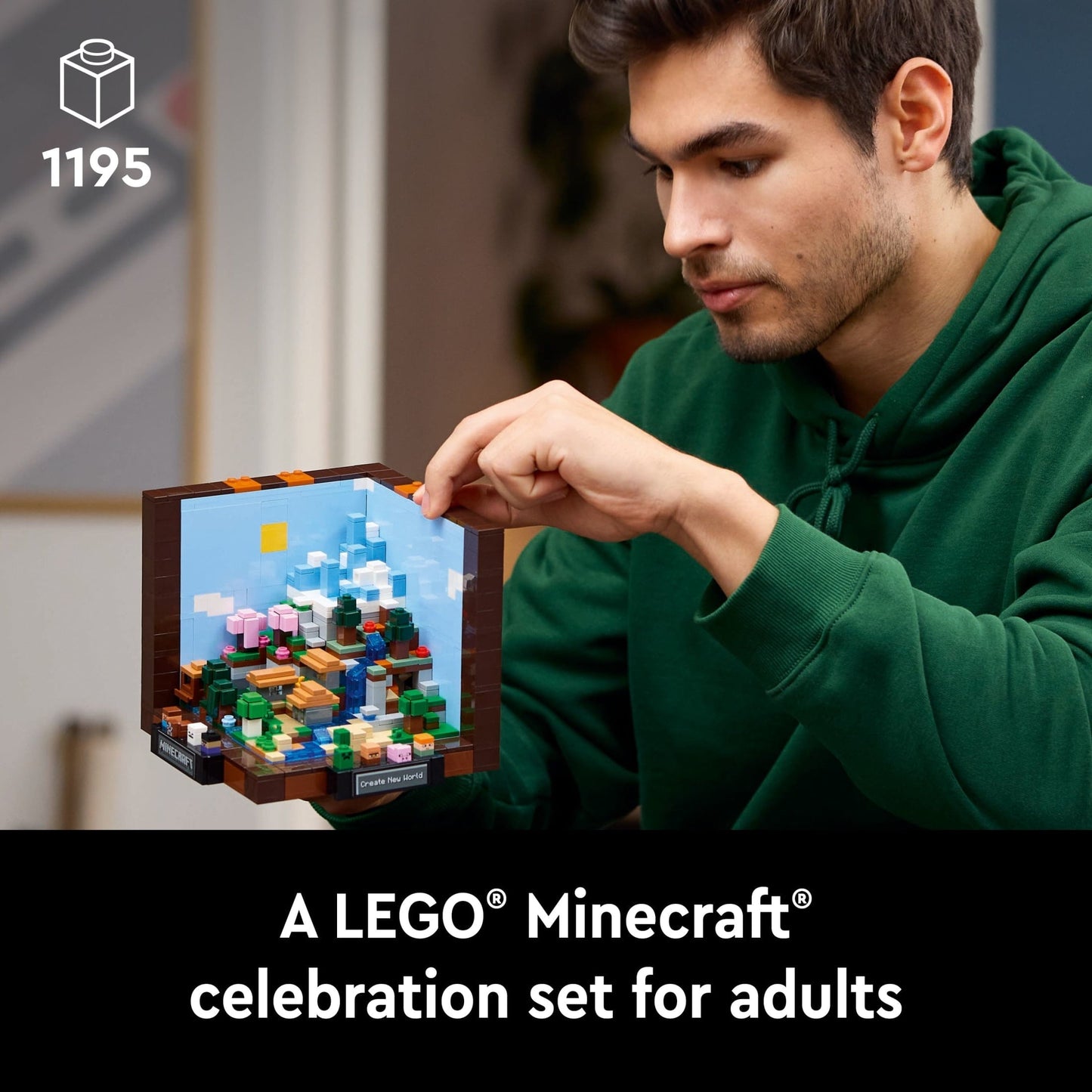 LEGO Minecraft The Crafting Table Building Set for Adults - Gift for Christmas - Collectible Display Set for Minecraft & Video Game Fans - 21265