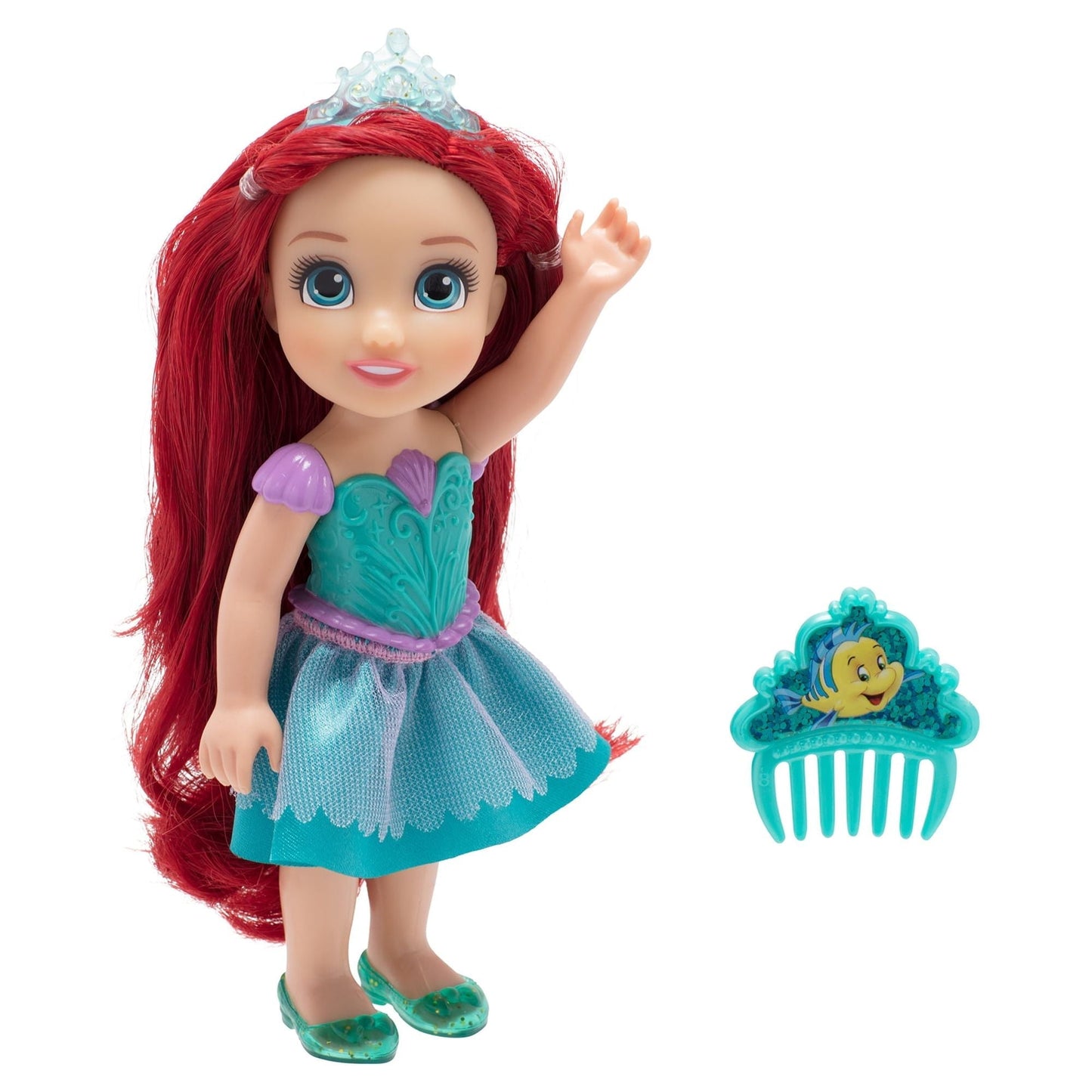 Disney Princess The Little Mermaid Petite Ariel 6 inch Fashion Doll with Beautiful Outfit and Comb