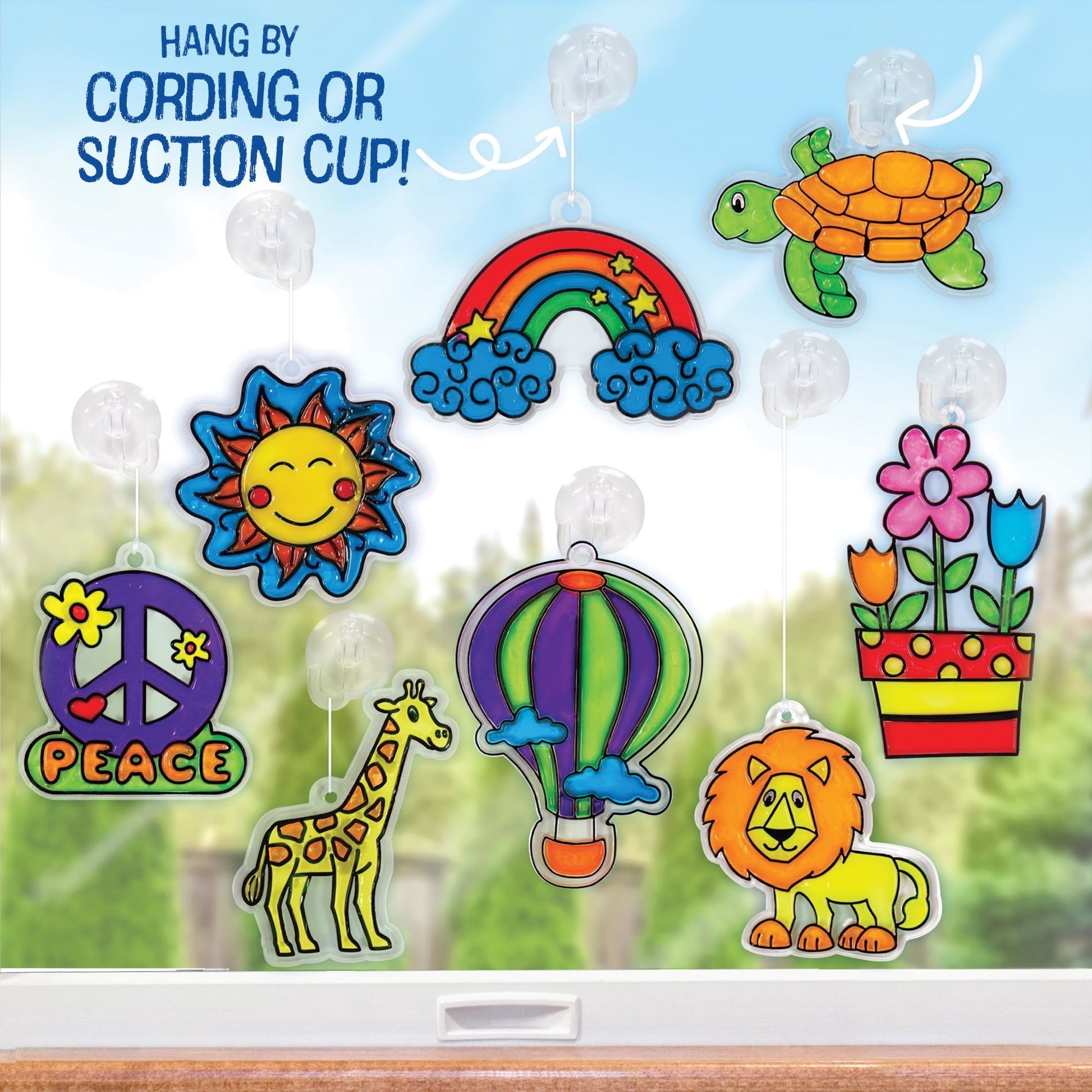 Made By Me Create Your Own Multicolor Window Art, Art & Craft Kits, Child, Ages 6+