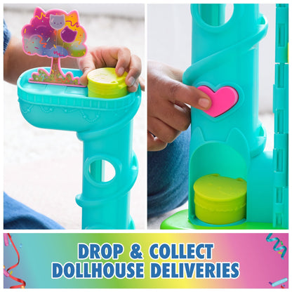 Gabby's Dollhouse, 25" Tall Celebration Dollhouse with Toy Figures, Furniture & Sound Effects