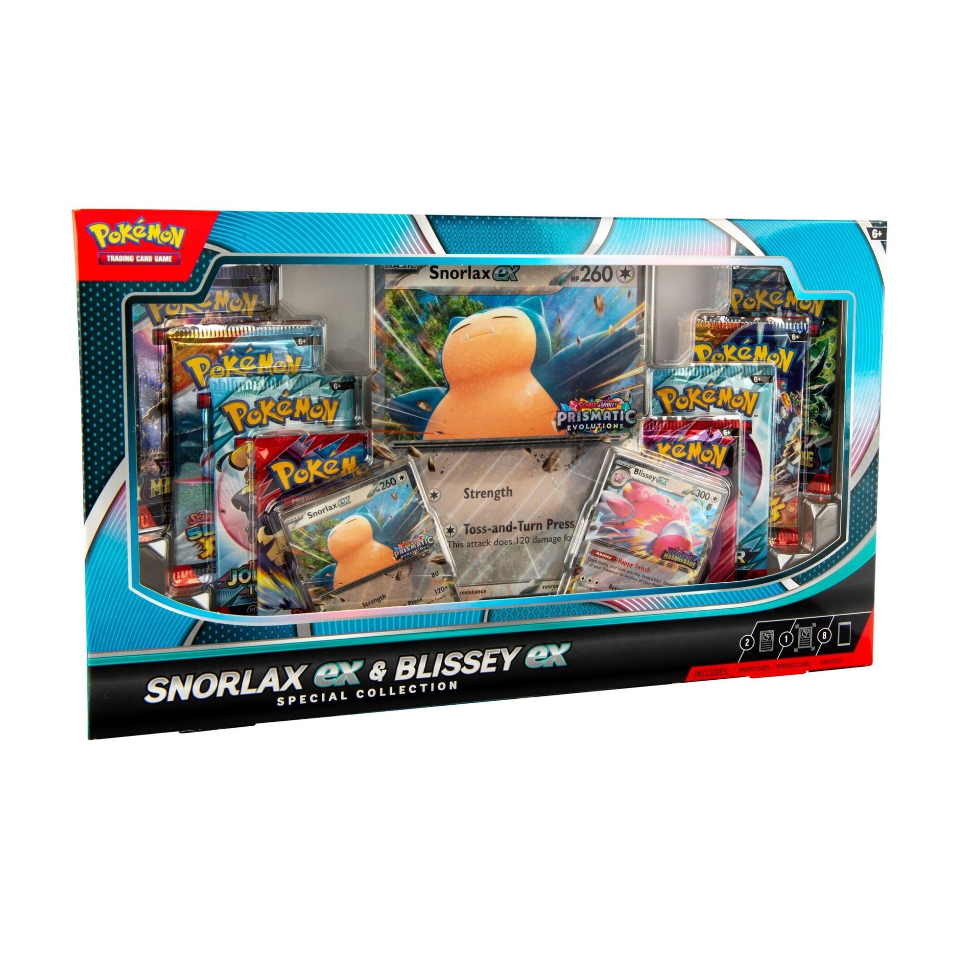 Pokemon Trading Card Game Snorlax ex and Blissey ex Special Collection Box