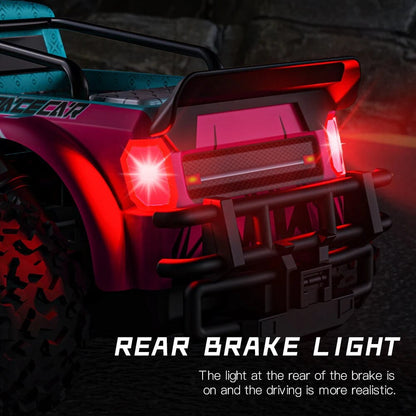 KF23 Remote Control Car, 1:20 Scale High Speed RC Cars, 2WD 20Km/h with Two Rechargeable Batteries, Remote Control Monster Truck Off Road Racing Car Toys for Kids and Boys