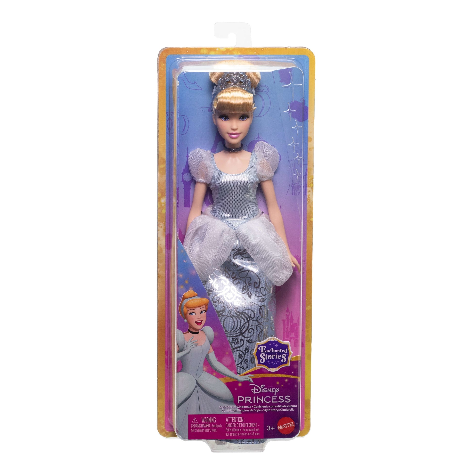 Disney Princess Enchanted Stories Cinderella Fashion Doll with Sparkling Dress [Walmart Exclusive]