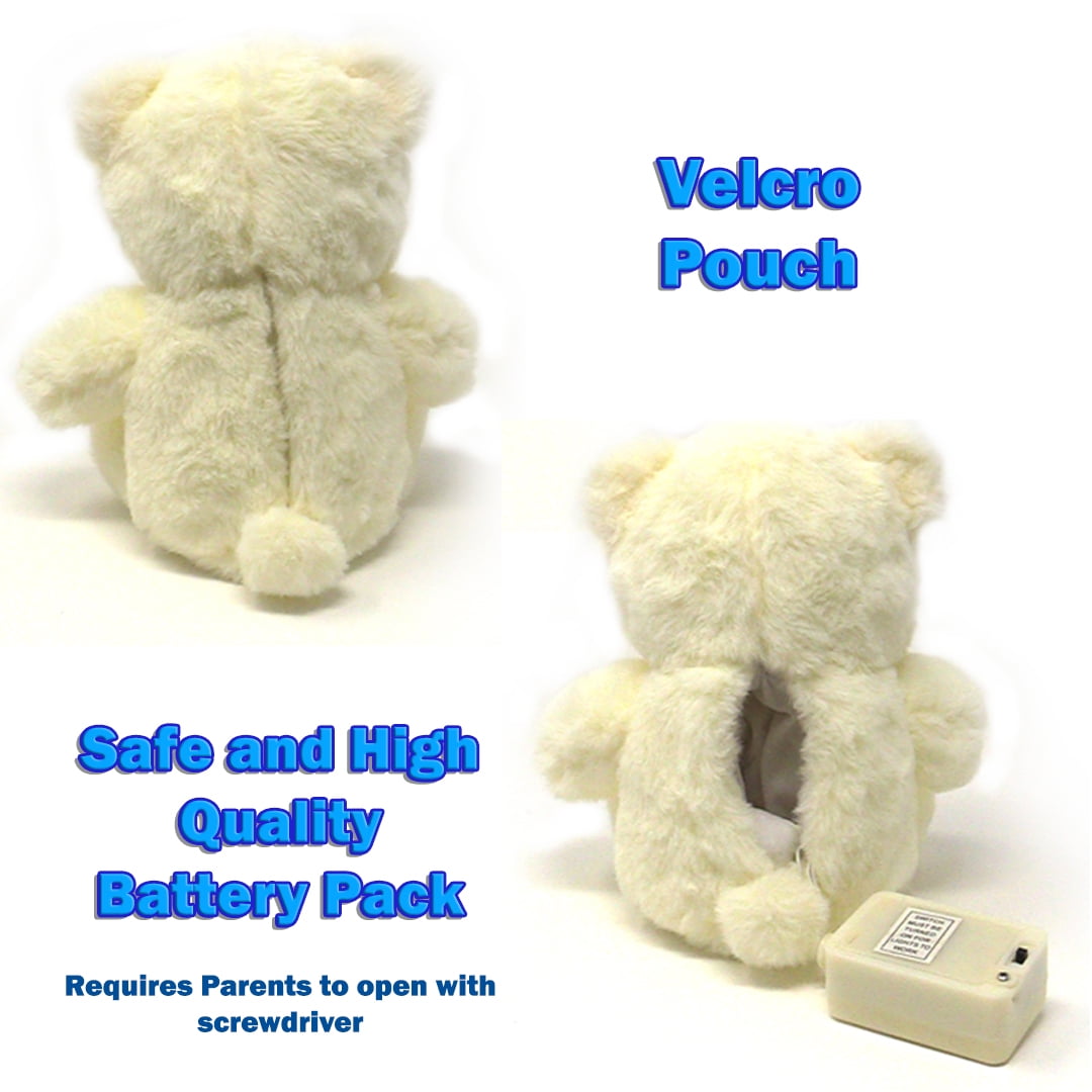 The Noodley Glow 12" Teddy Bear Stuffed Animal Plush Night Light