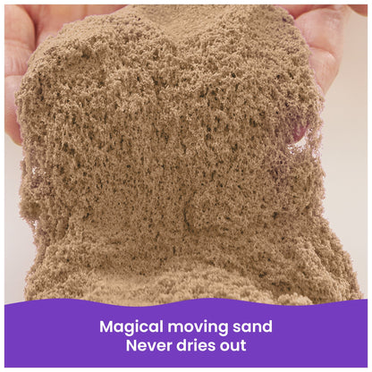 Kinetic Sand, 3lbs Beach Play Sand, Moldable Sensory Toys for Kids, Resealable Bag (Packaging May Vary), for Ages 3 and up