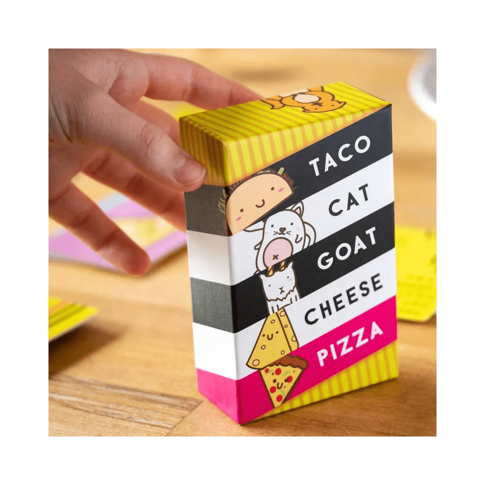 Dolphin Hat Games Taco Cat Goat Cheese Pizza – Fast-Paced Card Game for Kids, Teens & Adults | 2-8 Players | Ages 8+