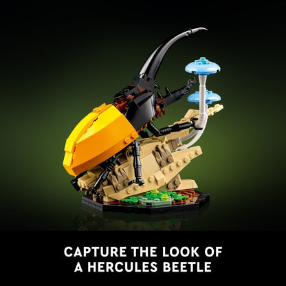 LEGO Ideas The Insect Collection Building Set for Adults - Gift for Christmas - Collectible Display Set for Nature Lovers - Models of Insects for Office or Book Shelf Decor - 21342