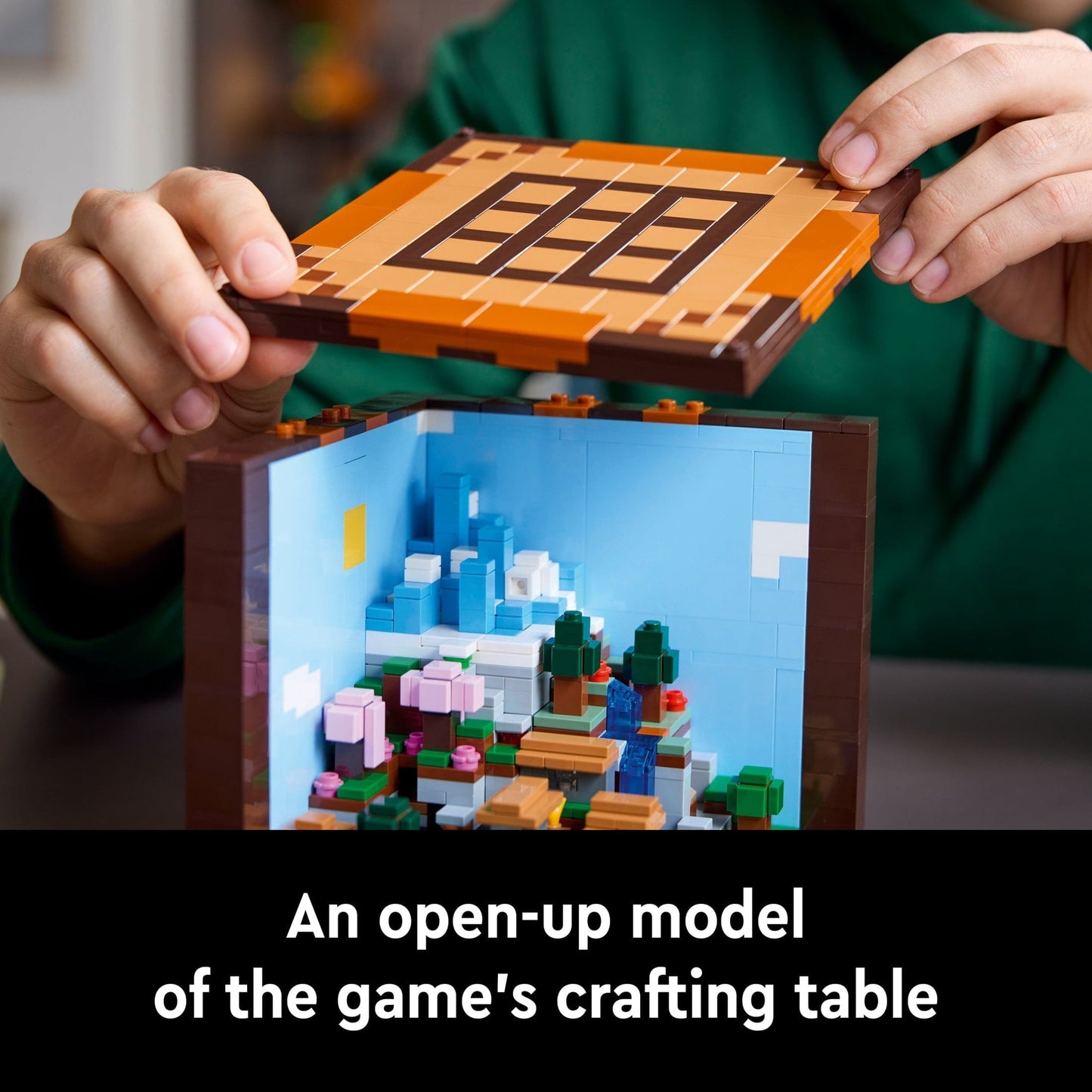 LEGO Minecraft The Crafting Table Building Set for Adults - Gift for Christmas - Collectible Display Set for Minecraft & Video Game Fans - 21265