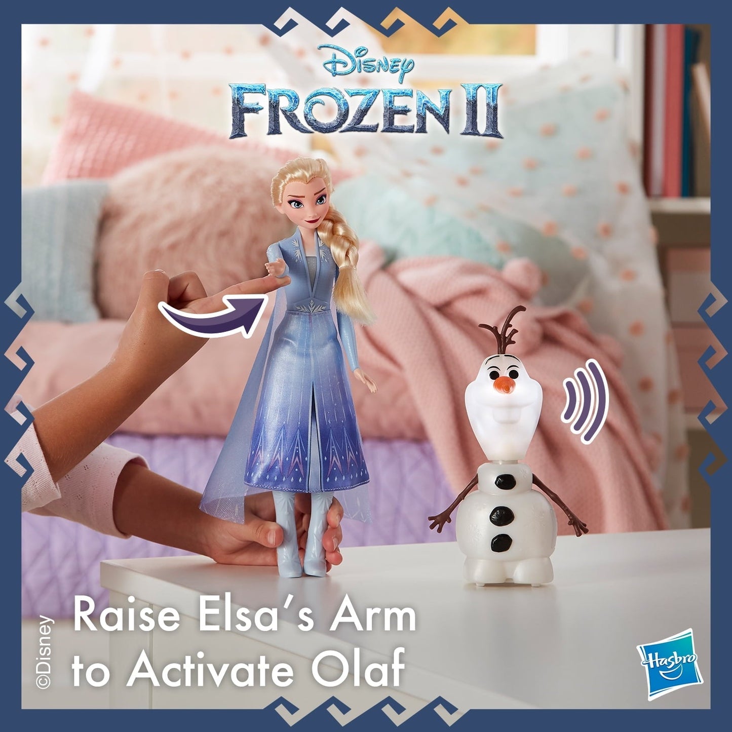 Disney Frozen 2 Talk and Glow Remote Control Olaf with Elsa Fashion Doll