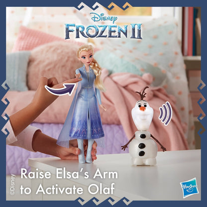 Disney Frozen 2 Talk and Glow Remote Control Olaf with Elsa Fashion Doll