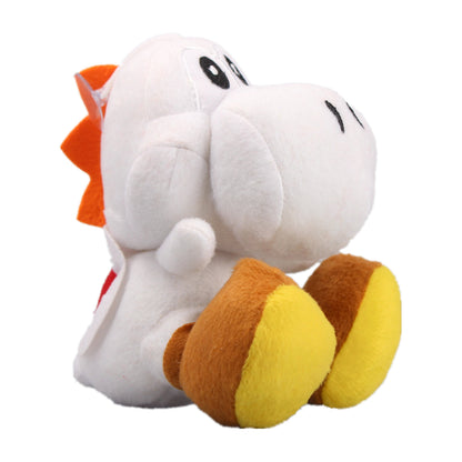 uiuoutoy Set of 9 Yoshi Plush Toys 6" Green Yoshi, Red Yoshi, White Yoshi, Purple Yoshi, Light Blue Yoshi, Dark Blue Yoshi, Black Yoshi, Yellow Yoshi, and Pink Yoshi