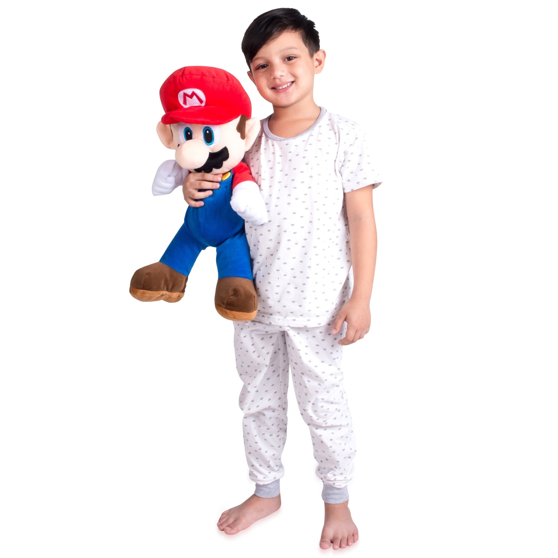 Kids Super Mario Bedding Plush Cuddle and Decorative Pillow Buddy