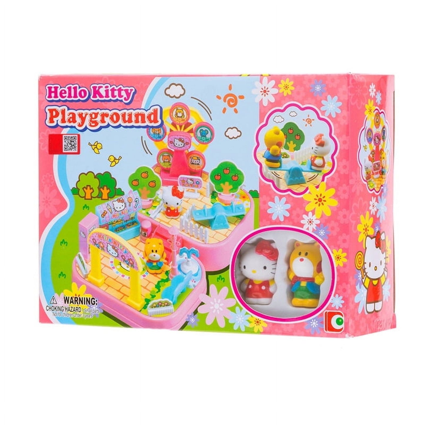 Hello Kitty Figure Urban Facilities Series Fun Toys Luxury duplex villa amusement park Hambur Shop Birthday Gift