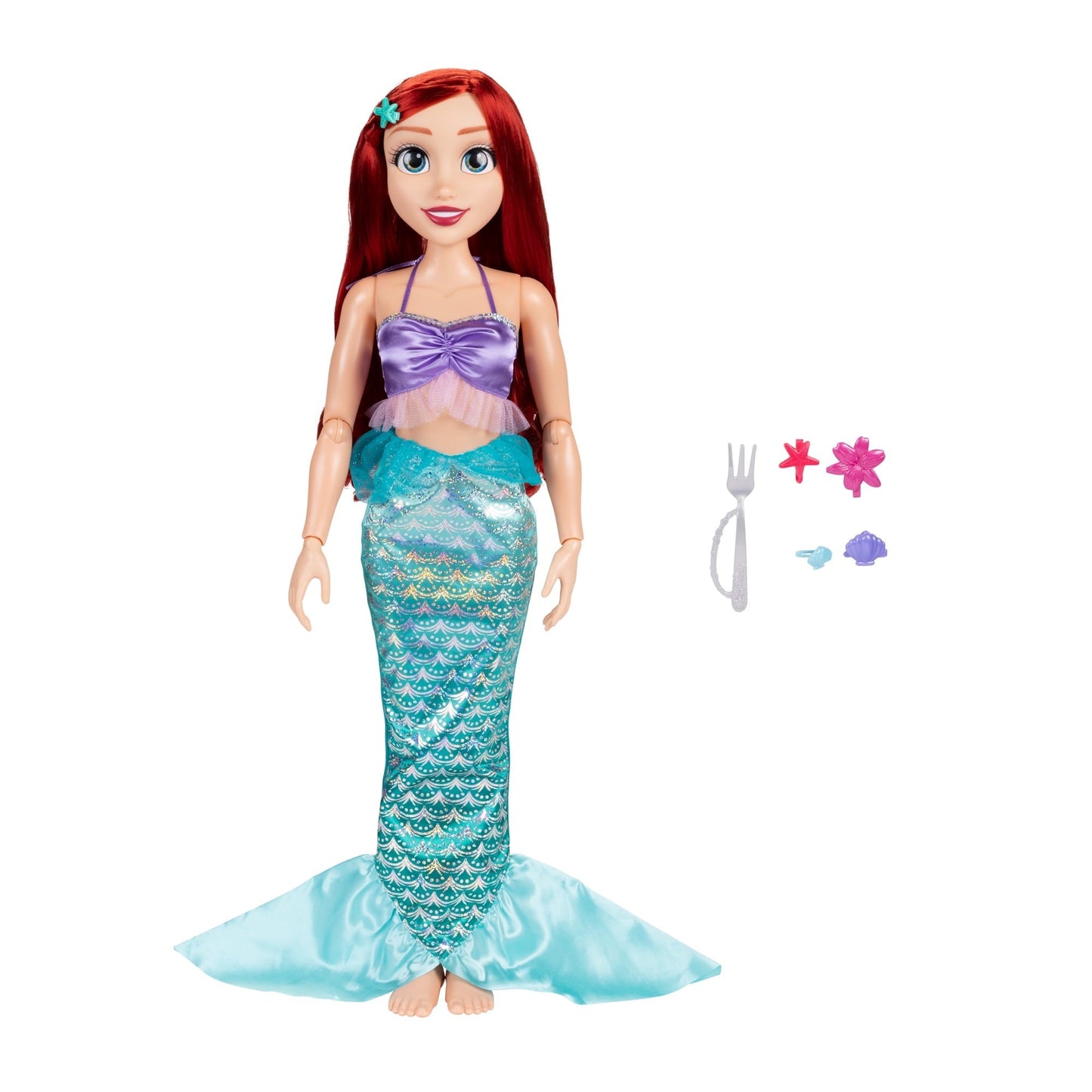 Disney Princess 32 inch Playdate Ariel Fashion Doll with Sharable Accessories