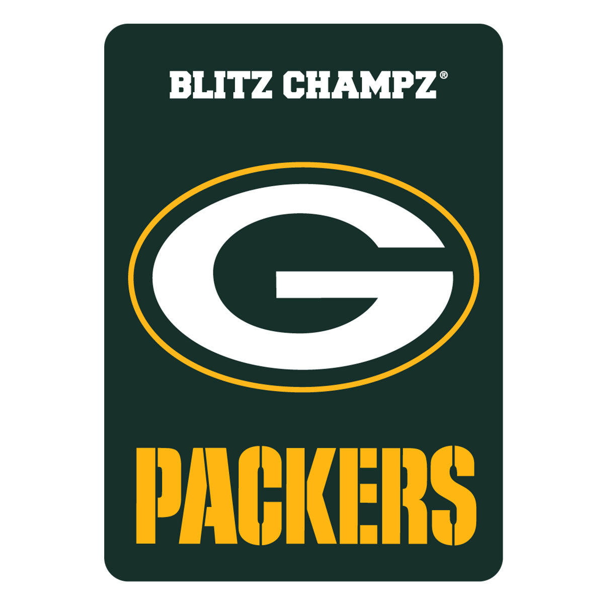Blitz Champz Green Bay Packers Card Game for Family and Kids