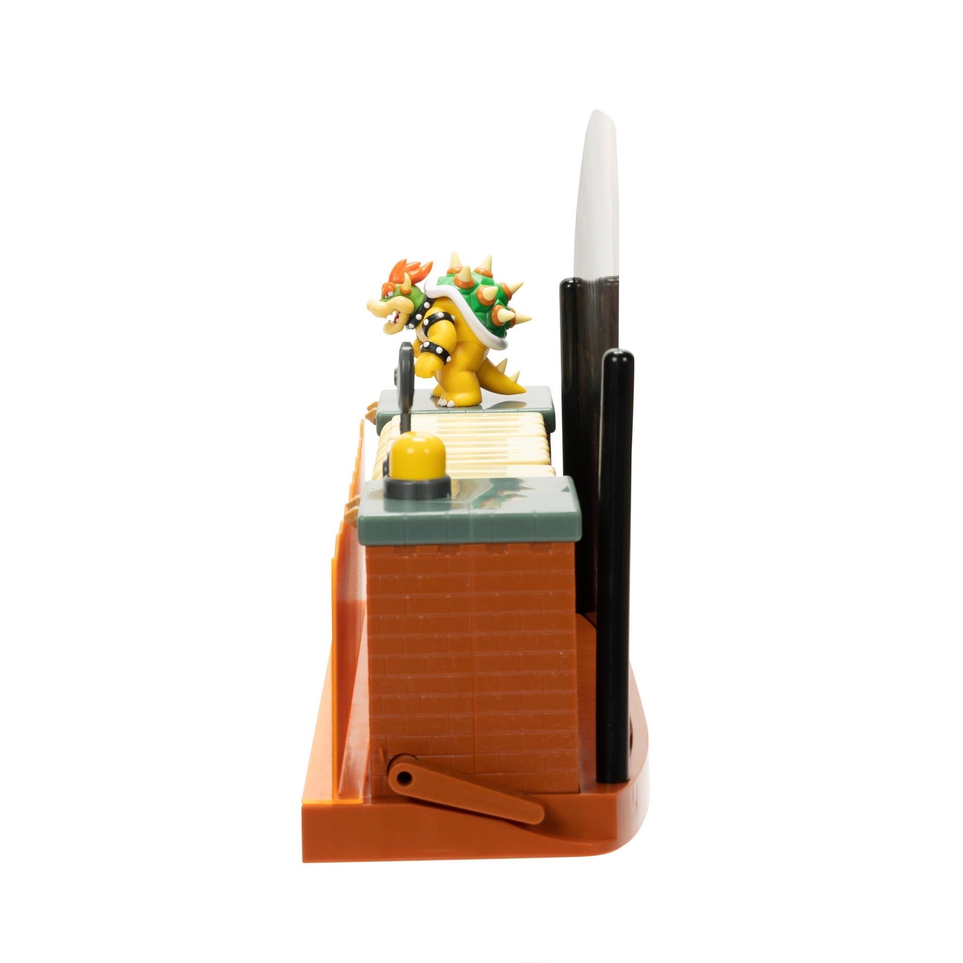 Nintendo 2.5 Inch Deluxe Bowser Battle Playset with Bowser Figure