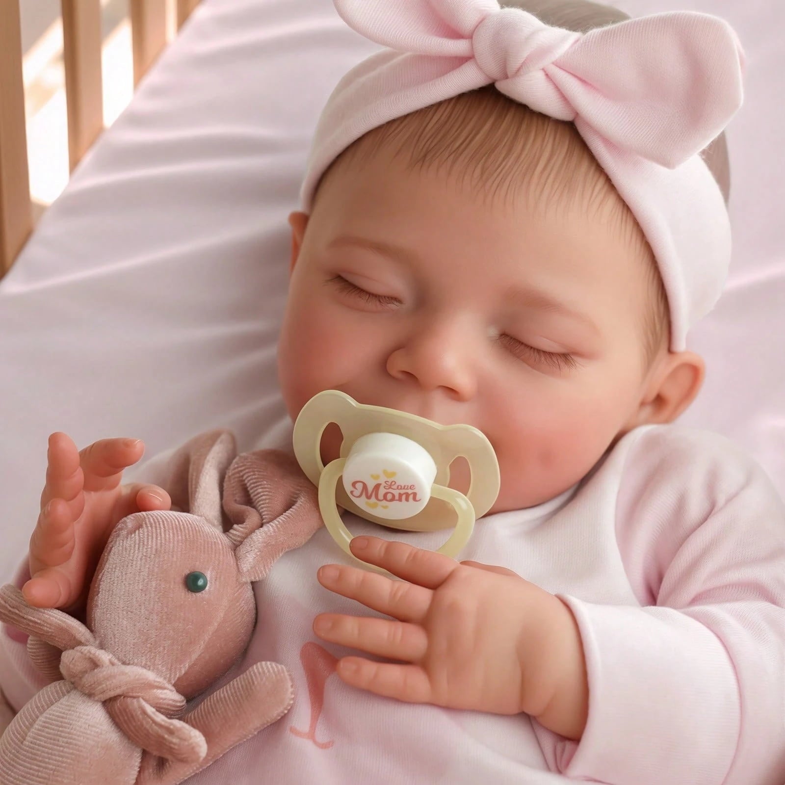 RSG 17-inch Lifelike Reborn Baby Dolls with Soft Cloth Body Doll Handmade Real Life Baby Dolls with Clothes for Kids Age 3+