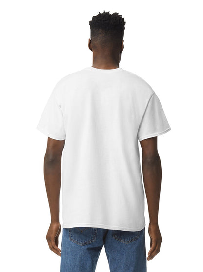 Gildan Adult Short Sleeve Crew T-Shirt 12-Pack – White Cotton Classic Fit Blank Tees for Tie Dye \u0026 DIY Crafts, Available in Sizes S–2XL