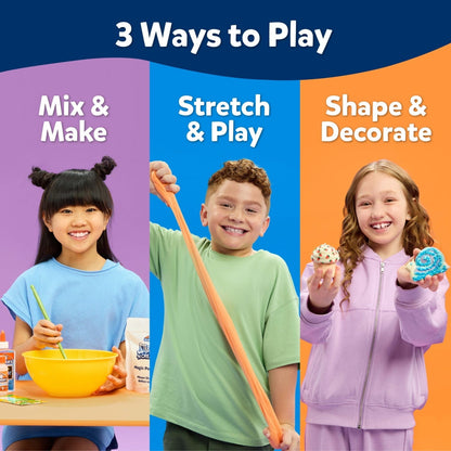 Elmer’s Stretch 'N Create Dough Kit, 3 Ways to Play, Personalization Kit, 16 Piece Kit