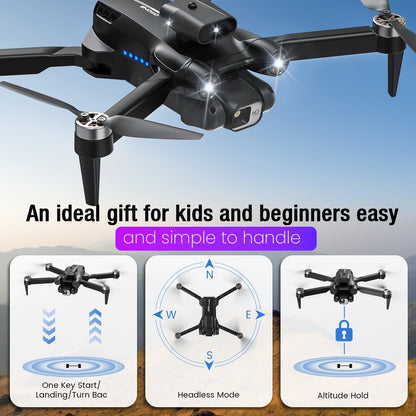 VILINICE 8 Drone with Camera, LH-X77PRO 1080P HD 4K Camera RC Quadcopter Drone for Adults and Beginners