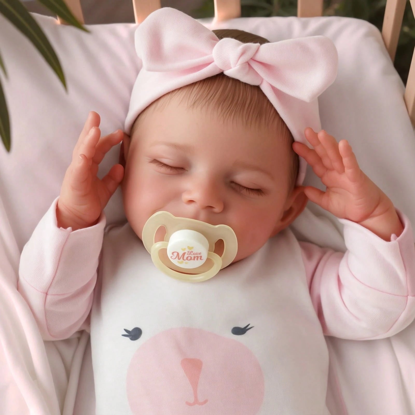 RSG 17-inch Lifelike Reborn Baby Dolls with Soft Cloth Body Doll Handmade Real Life Baby Dolls with Clothes for Kids Age 3+