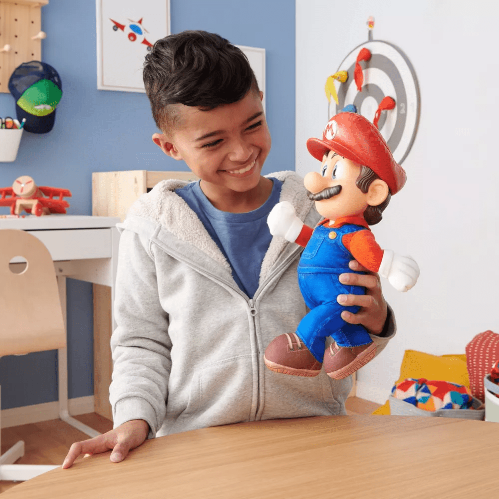 Nintendo The Super Mario Bros. Movie Mario Poseable Plush