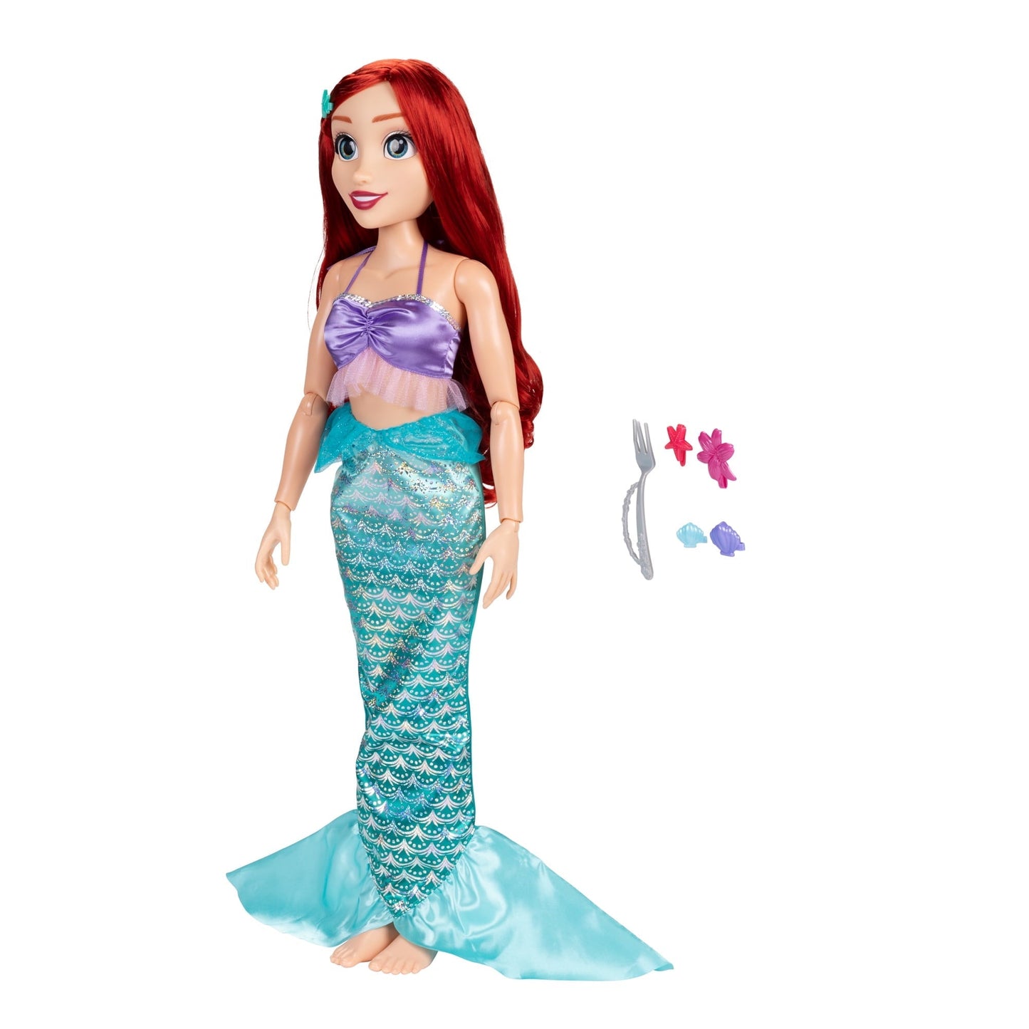 Disney Princess 32 inch Playdate Ariel Fashion Doll with Sharable Accessories
