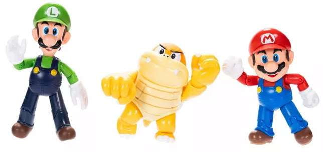 Super Mario Mario, Boom Boom \u0026 Luigi Figure 3-Pack