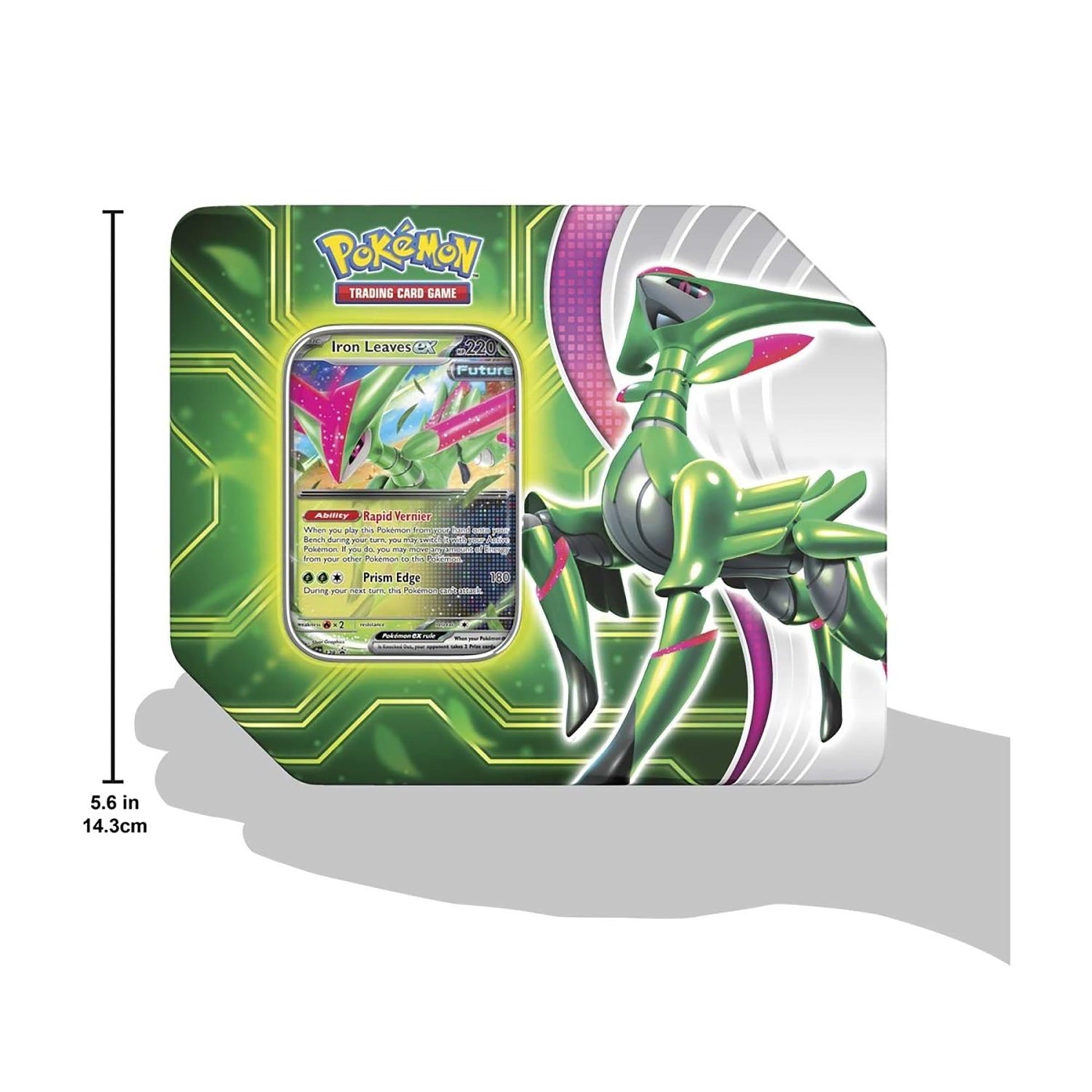 Pokemon Trading Card Games Paradox Destinies Iron Leaves ex Tin