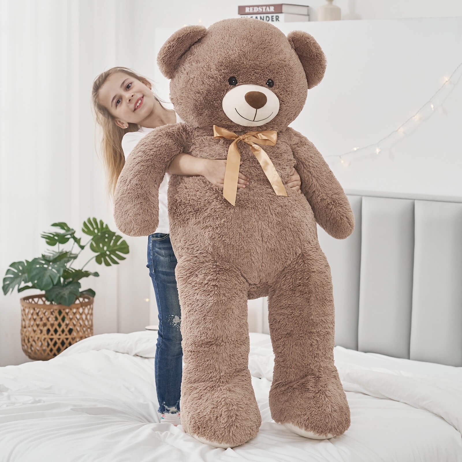 MaoGoLan 52" Big Teddy Bear Giant Stuffed Animal Plush Soft Stuffed Bear Toys