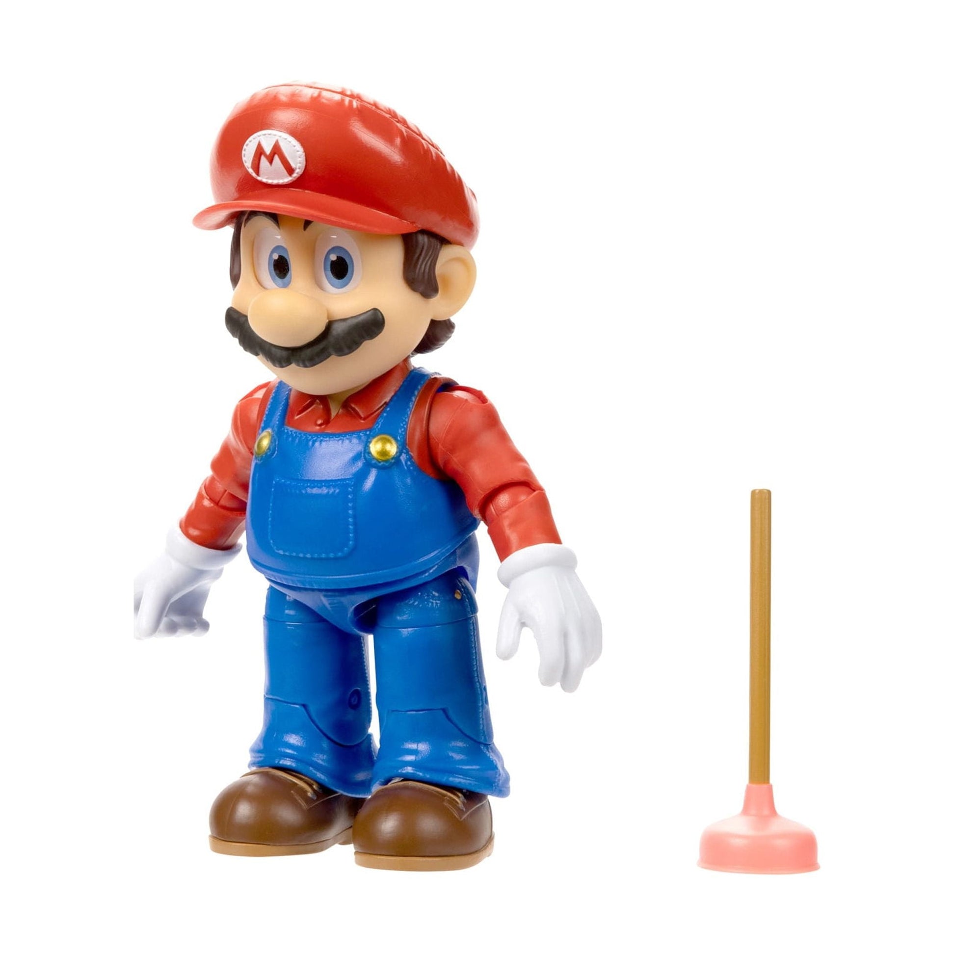 Super Mario Movie 5 inch Mario Action Figure with Plunger Accessory