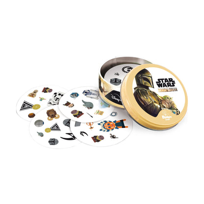 Spot It! Mandalorian Star Wars Family Card Game for Ages 6 and up, from Asmodee