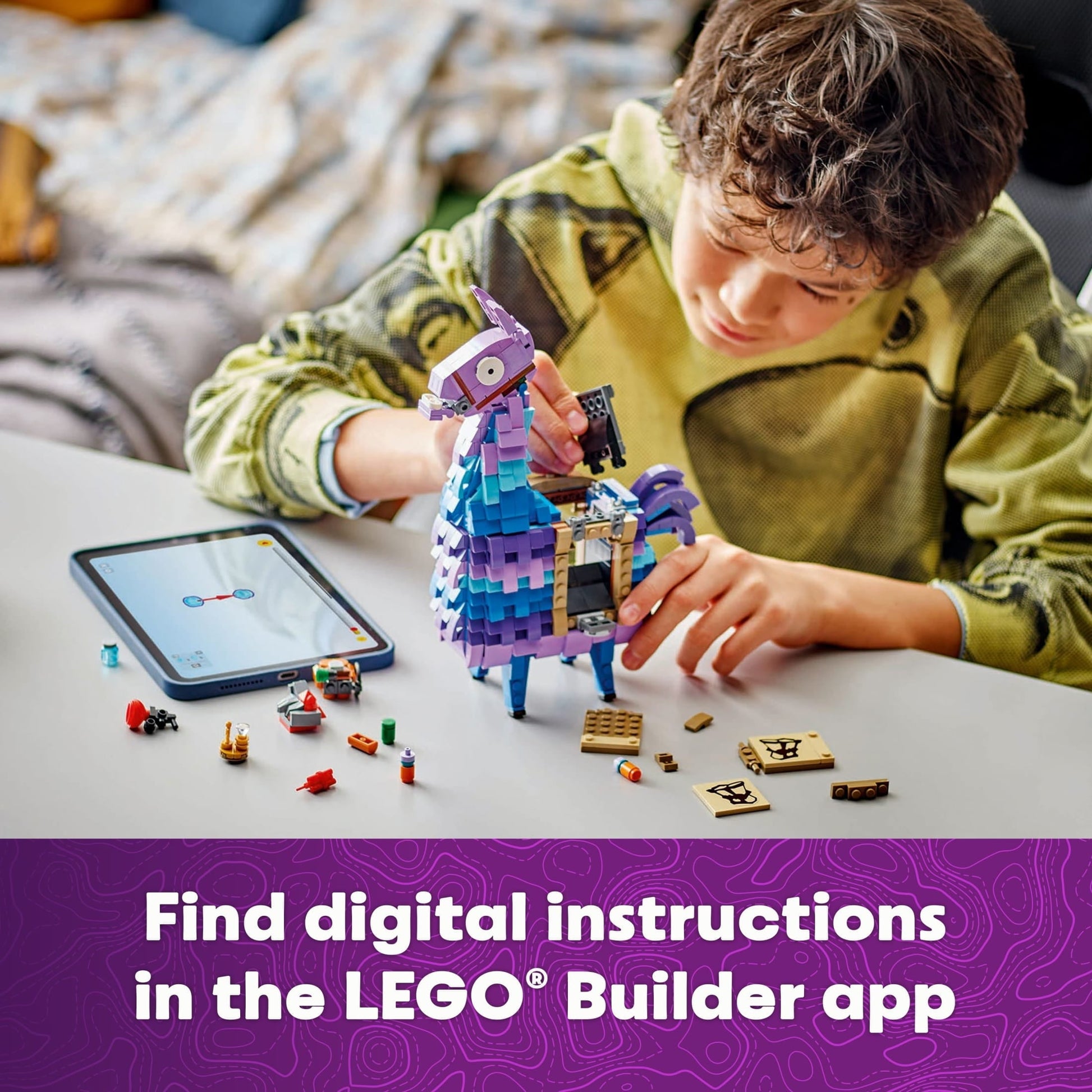 LEGO Fortnite Supply Llama Building Set - Kids Toy for Gamers, Ages 12+ - Display Model, Collectible Fortnite Toy - Gift for Christmas- 77071