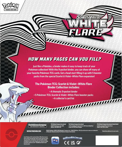 Pokemon Trading Card Games Scarlet & Violet 10.5 White Flare Binder Collection Box