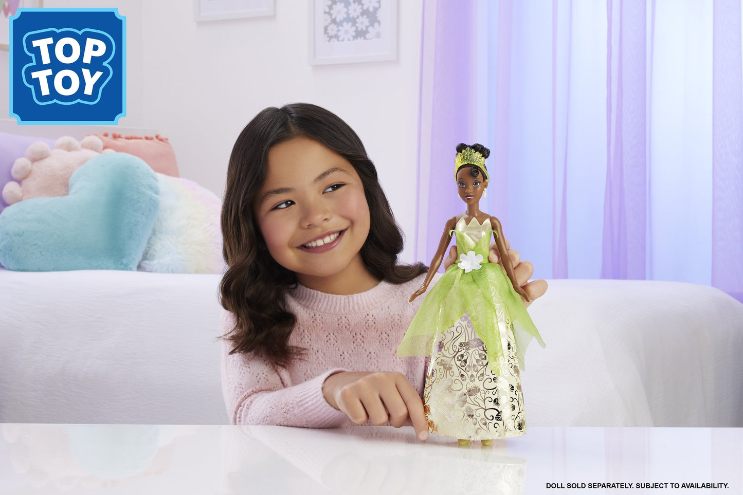 Disney Princess Enchanted Stories Tiana Fashion Doll with Sparkling Dress [Walmart Exclusive]