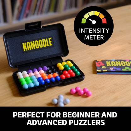 Educational Insights Kanoodle 3D Brain Teaser Puzzle Game, Set of 12, 227 Challenges, Ages 7+